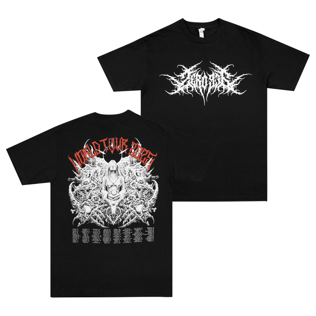 トップス peaterparker69 yo, world tour 2025 tee World Tour 2025 Tee – Zero 9:36